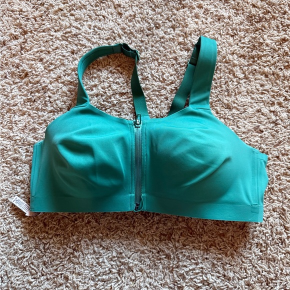 Victoria's Secret Other - Victoria's Secret Green Sports Bra with Zipper